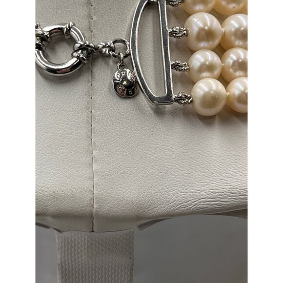 J. Crew Vintage Four MultiStrand Hand Knotted Off White Pearl Layering Necklace - Picture 5 of 10